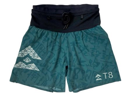 T8 Men s Sherpa Shorts v2 Inked Teal Fashion