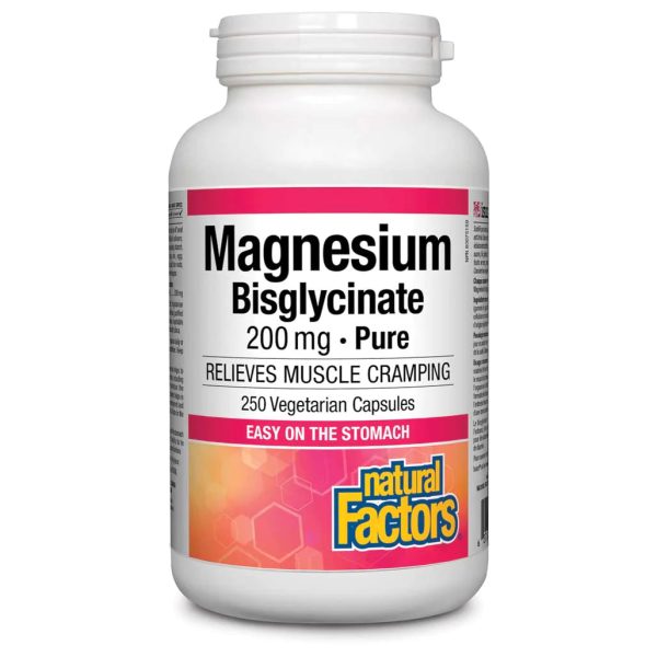 Natural Factors Magnesium Bisglycinate 200 mg (Capsules) Fashion