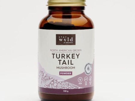 Stay Wyld Organics Turkey Tail Mushroom Powder (100 g) Online Hot Sale