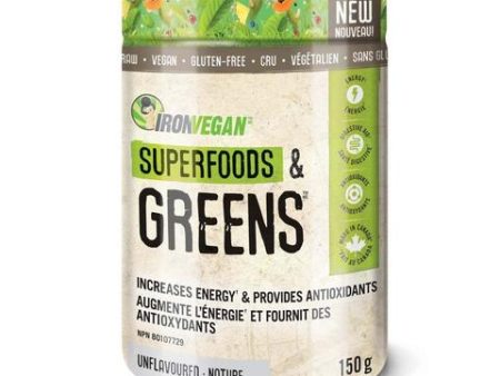 Iron Vegan Superfoods & Greens - Unflavored (150 g) Online Sale