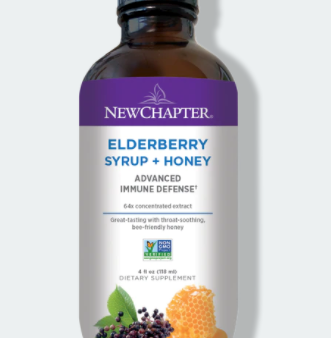 New Chapter Elderberry Syrup + Honey (118 mL) For Discount