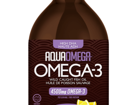 AquaOmega High DHA Omega-3 4500 mg - Lemon For Sale