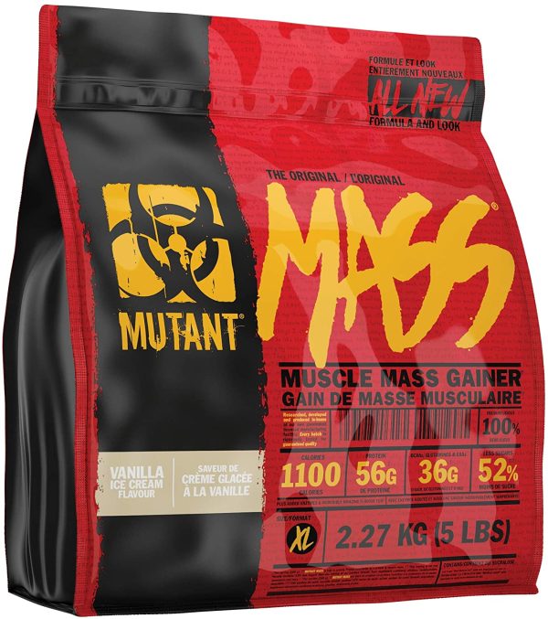 Mutant MASS High Protein Drink Mix - Vanilla Ice Cream (5 lbs) For Discount