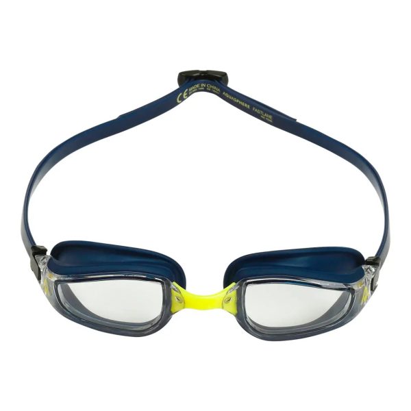 AquaSphere | Fastlane | Clear Lens | Blue   Yellow Fashion