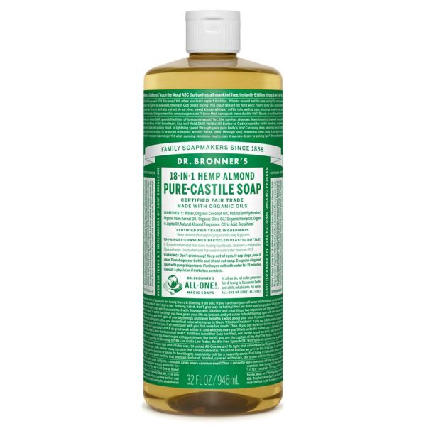 Dr. Bronner s 18-in-1 Pure-Castile Soap - Hemp Almond Supply