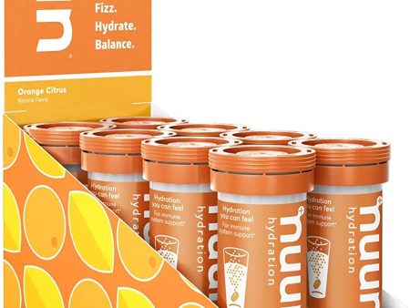 Nuun Hydration Immunity 10 Tablets - Orange Citrus (Tubes) Discount