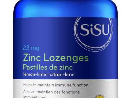 Sisu Zinc Lozenges 23 mg - Lemon-Lime (30 Lozenges) Fashion