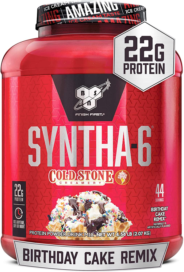 BSN SYNTHA-6 Protein Powder - Birthday Cake Remix (5 lbs) Sale