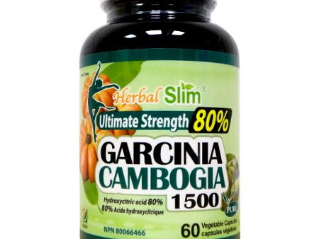 Herbal Slim Garcinia Cambogia 1500 Ultimate Strength 80% (60 VCaps) Online Hot Sale