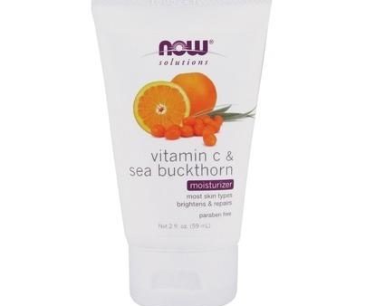 NOW Vitamin C & Sea Buckthorn Moisturizer (59 mL) For Discount