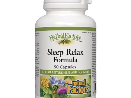 Natural Factors HerbalFactors Sleep Relax Formula (90 Capsules) Sale