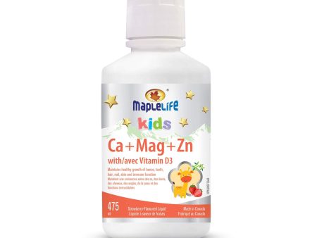 MapleLife Ca+Mag+Zn With Vitamin D3 - Strawberry (475 mL) Hot on Sale