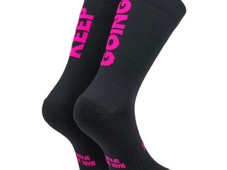 Sporcks Running Socks - Keep Going Black Supply