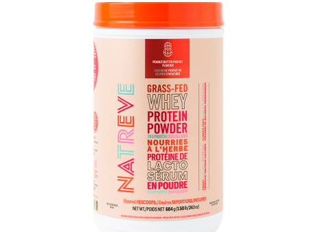 Natreve Grass-Fed Whey Protein - Peanut Butter Parfait (1.50 lbs) For Sale