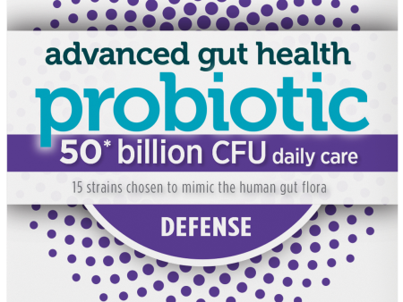 Genuine Health Defense Advanced Gut Health Probiotic Defense 50 Billion CFU (30 VCaps) Online Sale