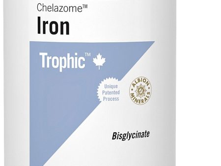 Trophic Chelazome Iron Bisglycinate (90 Caplets) Supply