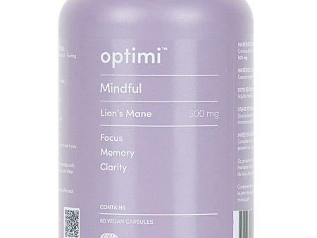 Optimi Mindful Lion s Mane 500 mg (60 VCaps) Online Sale