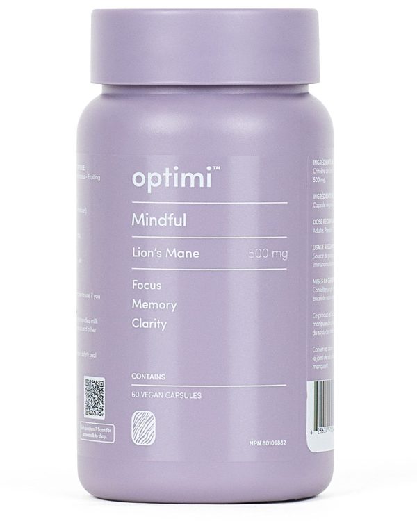 Optimi Mindful Lion s Mane 500 mg (60 VCaps) Online Sale