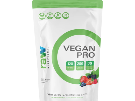 Raw Nutritional Vegan Pro Protein - Very Berry Online now