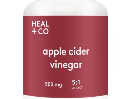 Heal + Co. Apple Cider Vinegar 500 mg (120 VCaps) Hot on Sale