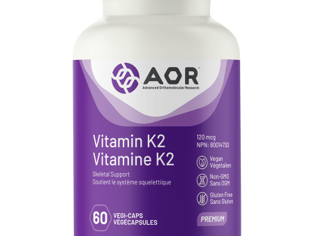 AOR Vitamin K2 120 mcg (60 VCaps) Online Sale