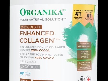 Organika Enhanced Collagen - Chocolate (1.1 lbs) For Discount