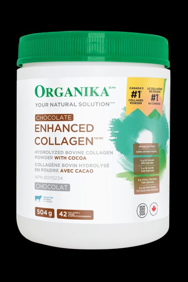 Organika Enhanced Collagen - Chocolate (1.1 lbs) For Discount