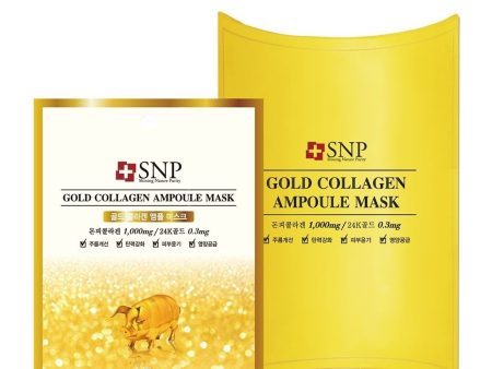 SNP Gold Collagen Ampoule Mask (10 Pack) Hot on Sale