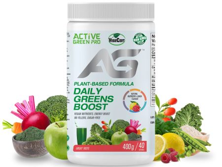 Active Greens Daily Greens Boost - Raspberry Lemon (400 g) Supply