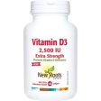 New Roots Vitamin D3 2500 IU Extra Strength (Softgels) Hot on Sale