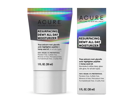 Acure Resurfacing Dewy All Day Moisturizer (30 mL) Supply