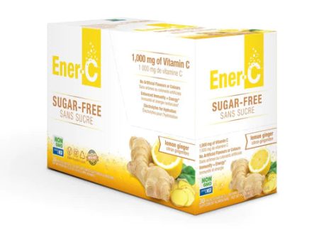 Ener-C Sugar-Free Vitamin C 1000 mg - Lemon Ginger (30 Packets) Hot on Sale