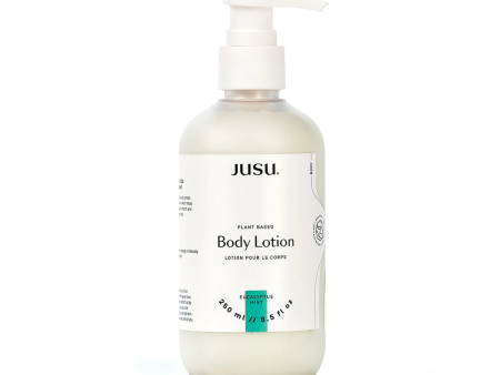 Jusu Plant Based Body Lotion - Eucalyptus Mint (250 mL) on Sale