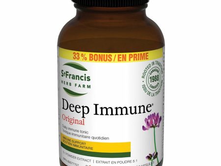 St Francis Herb Farm Deep Immune BONUS SIZE (120 VCaps) on Sale