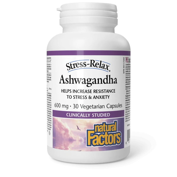 Natural Factors Ashwagandha 600 mg (30 Capsules) Online Sale