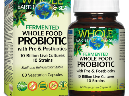 Whole Earth & Sea Fermented Whole Food Probiotic with Pre & Postbiotics (60 VCaps) Cheap