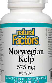 Natural Factors Norwegian Kelp 575 mg (180 Tablets) For Cheap