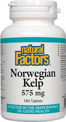 Natural Factors Norwegian Kelp 575 mg (180 Tablets) For Cheap