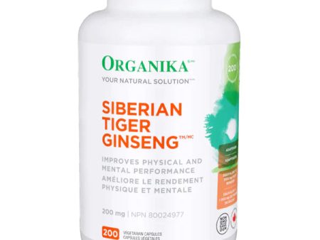 Organika Siberian Tiger Ginseng (200 VCaps) Online Sale