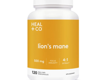 Heal + Co. Lion s Mane 500 mg (120 VCaps) Online