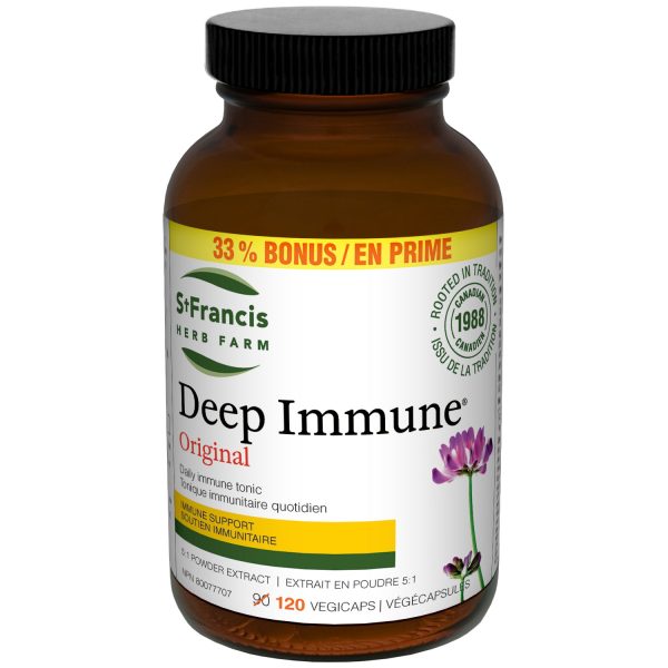 St Francis Herb Farm Deep Immune BONUS SIZE (120 VCaps) on Sale