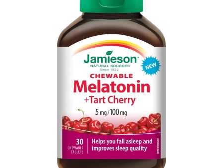 Jamieson Chewable Melatonin + Tart Cherry 5 mg 100 mg (30 Tablets) Discount