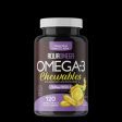 AquaOmega Omega-3 Chewables High DHA 2400 mg - Lemon (120 Chewable Softgels) Online now