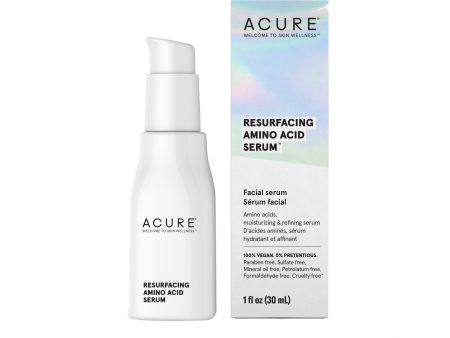 Acure Resurfacing Amino Acid Facial Serum (30 mL) Hot on Sale