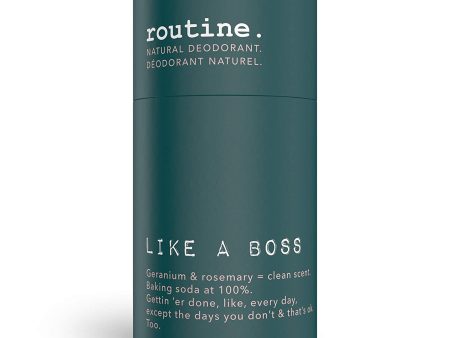 Routine Natural Deodorant Stick - Like a Boss (50 g) Online