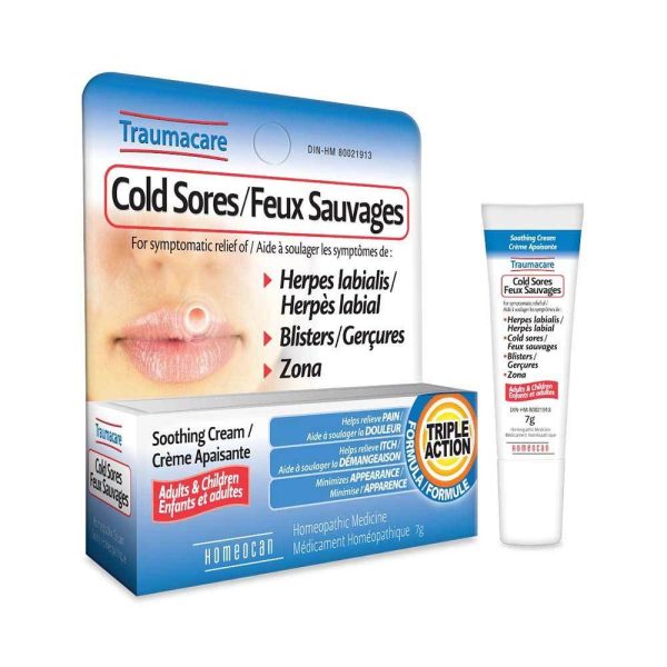 Traumacare Cold Sores Soothing Cream (7 g) Online Hot Sale