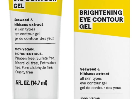 Acure Brightening Eye Contour Gel - Seaweed & Hibiscus Extract (14.7 mL) Discount