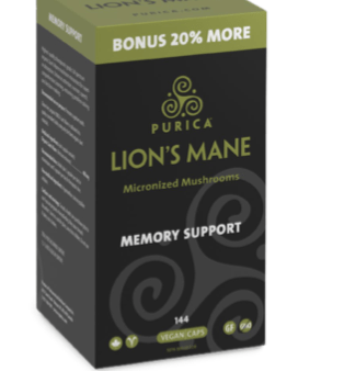 Purica Lion s Mane Memory Support BONUS SIZE (144 VCaps) Supply