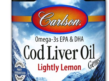 Carlson Cod Liver Oil - Lightly Lemon (300 Softgels) For Cheap