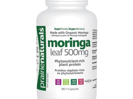 Prairie Naturals Moringa Leaf Organic 500 mg (180 VCaps) Fashion